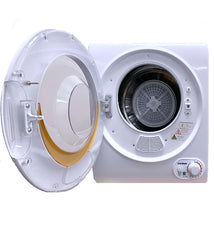 SoloRock 2.5 kg 5.5 LBS 1.65 cb ft 110V Compact Apartment Laundry Dryer White - Orange Crescent